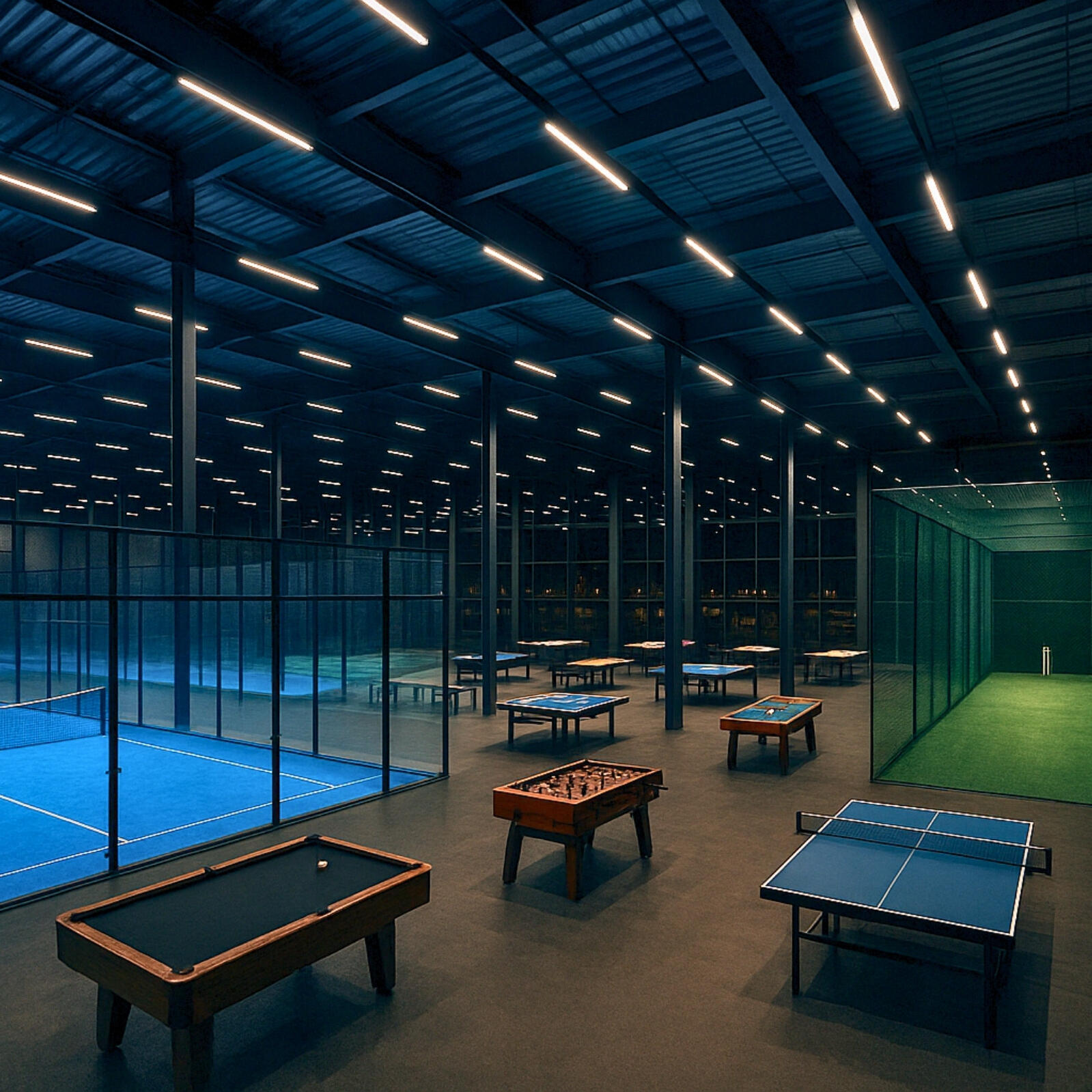 Indoor game tables, sports courts and Coleman camping gear supplied by Prime Distributors Chandigarh.