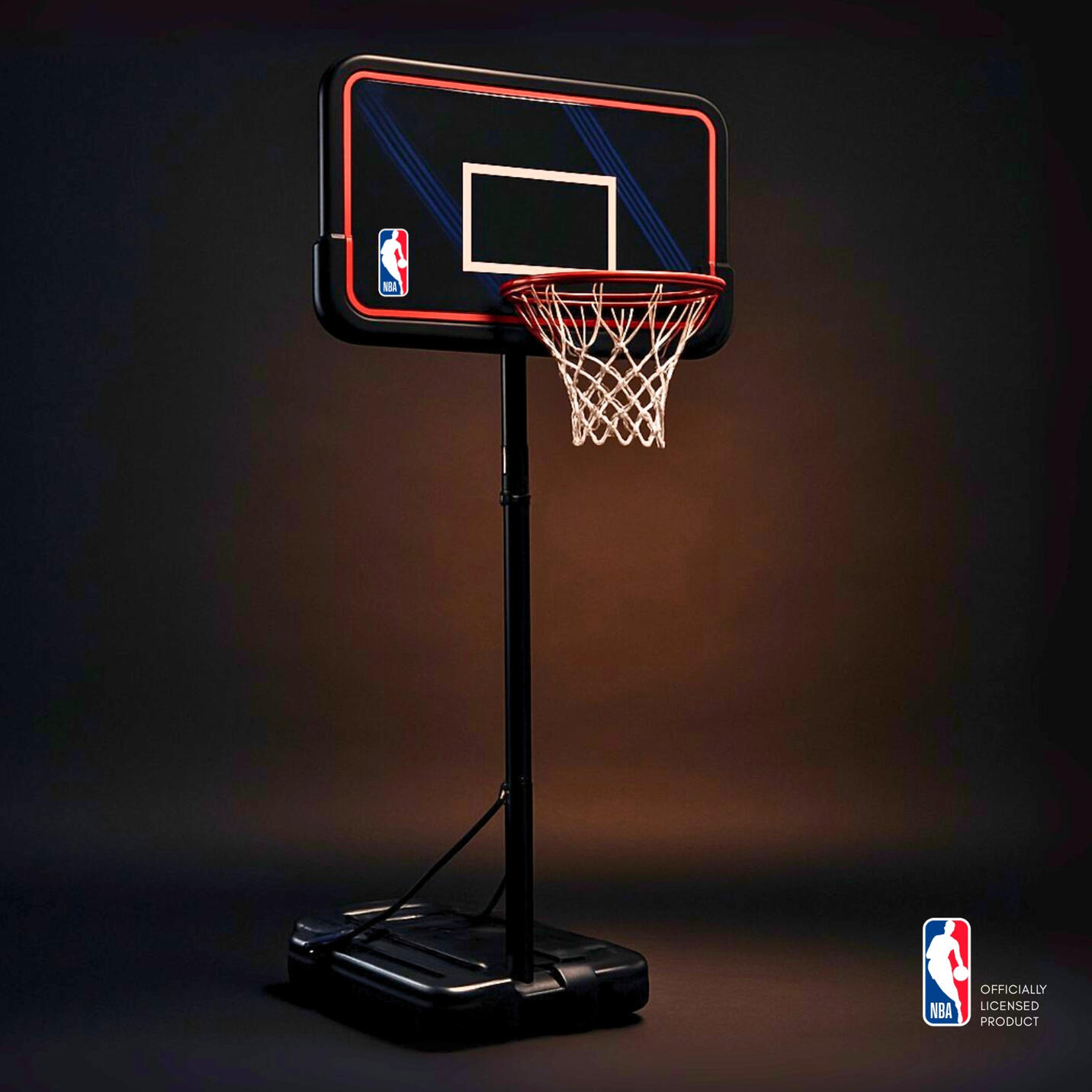 NBA-style basketball hoop system installed by Prime Distributors Chandigarh.